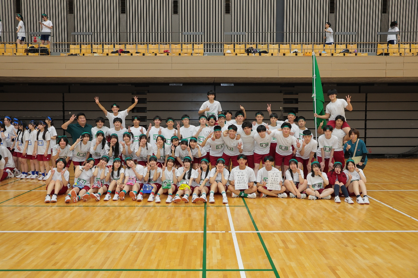 3位「緑組」の3年生　～B組（一貫コース）＆L組（進学コース）