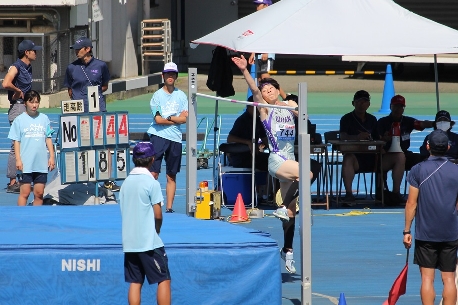 佐生選手の跳躍