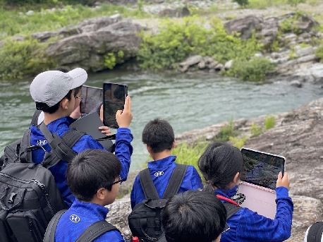 iPadで撮影します