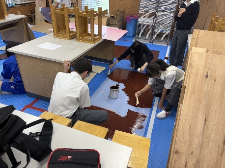 教室の装飾作成