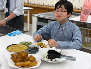 頬張っていました♫